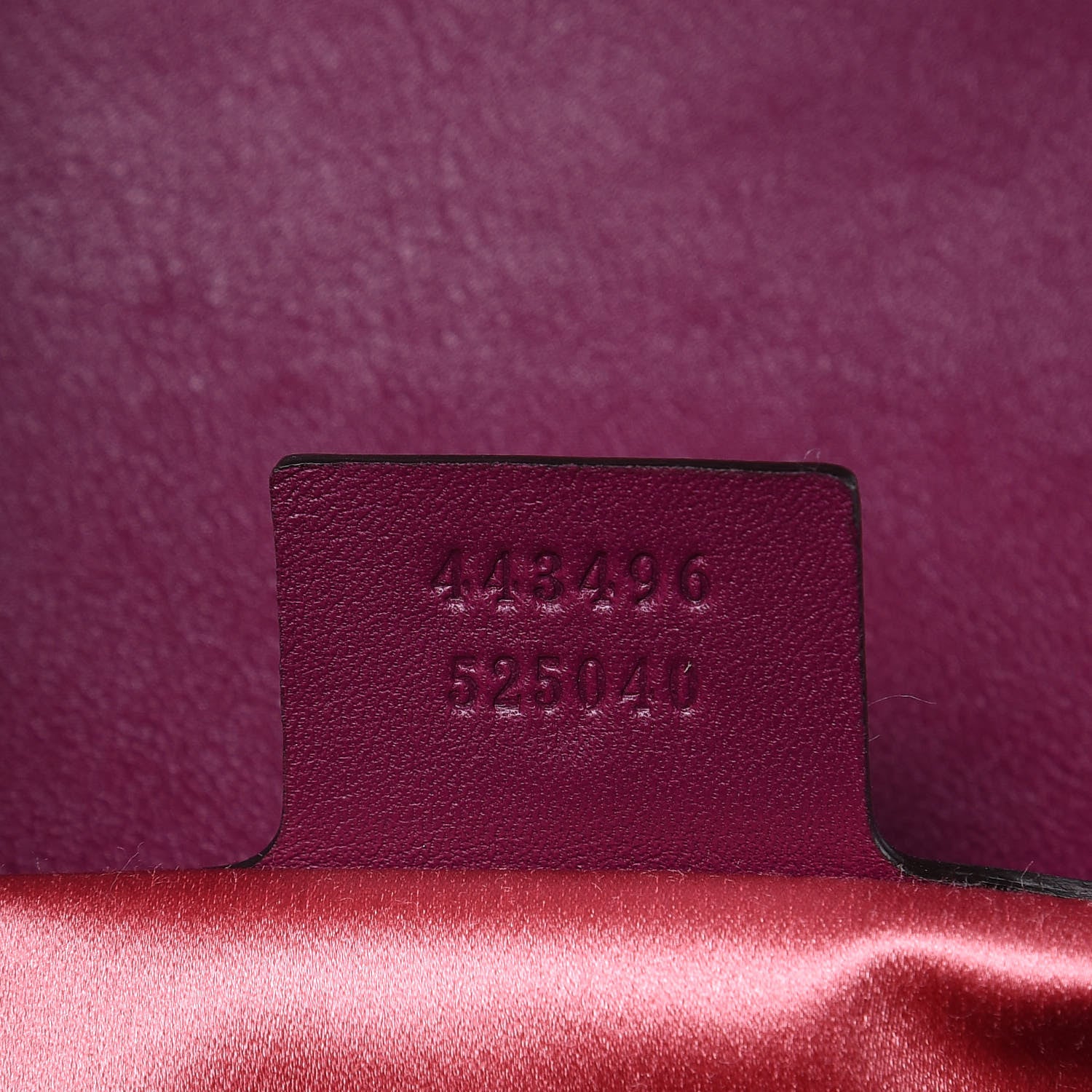 Gucci Velvet Matelasse Medium GG Marmont Shoulder Bag Fuchsia Violet Cyclamen 7 of 10