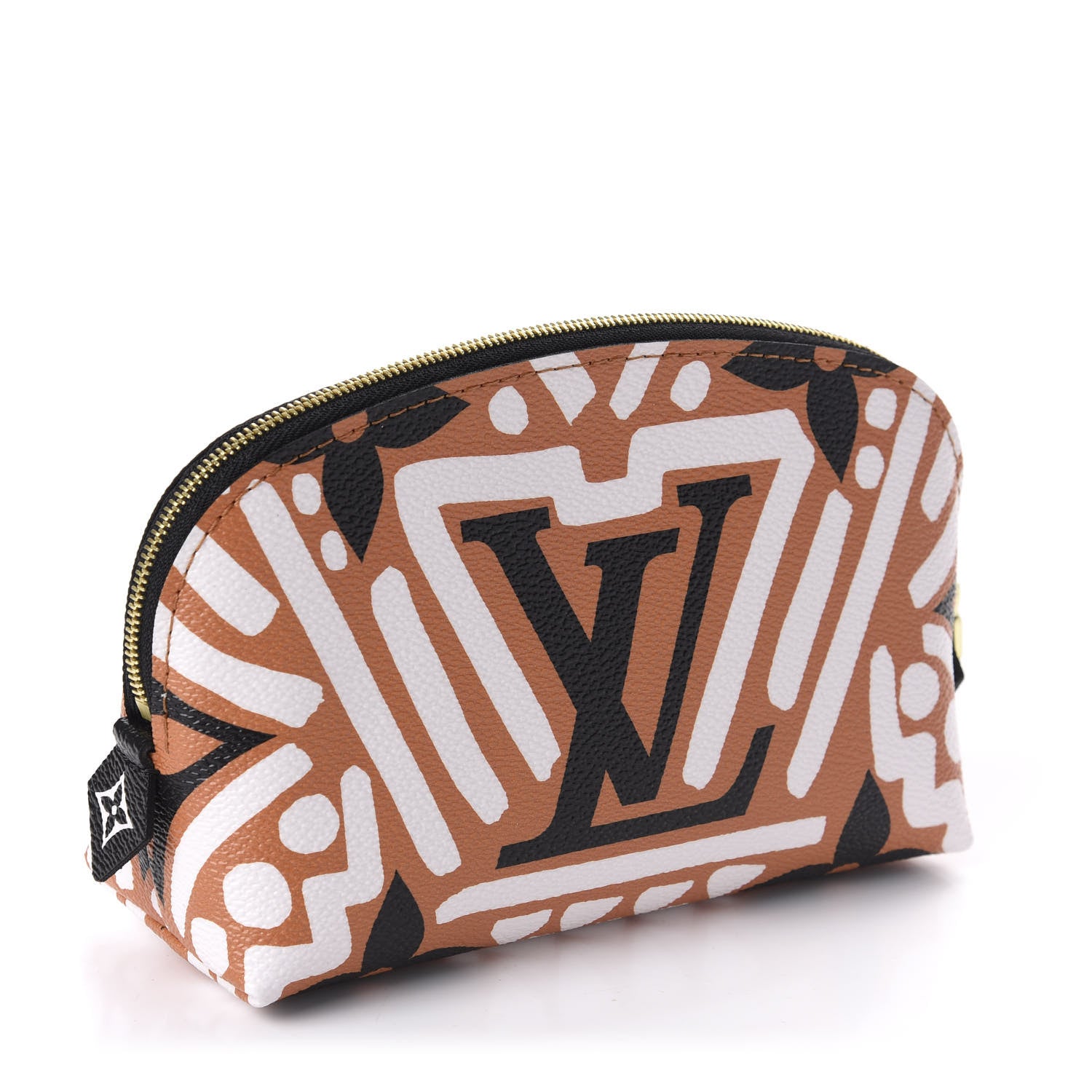 Louis Vuitton Monogram Giant Crafty Cosmetic Pouch Crème Caramel 3 of 9