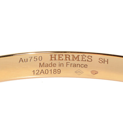 Hermes 18K Yellow Gold Kelly PM Bangle Small 2 of 4