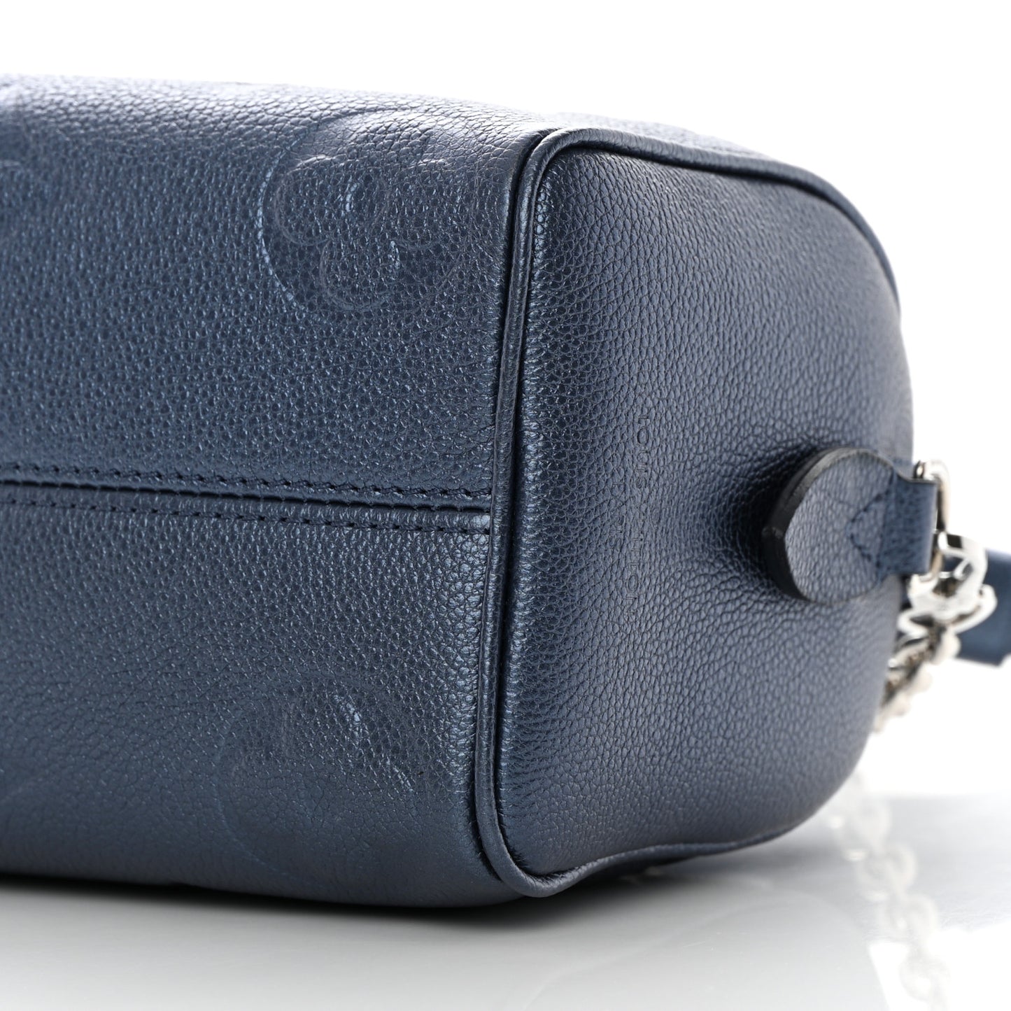 Metallic Empreinte Monogram Giant Speedy Bandouliere 20 Navy Nacre