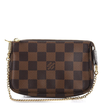 Louis Vuitton Damier Ebene Mini Pochette Accessories 1 of 8