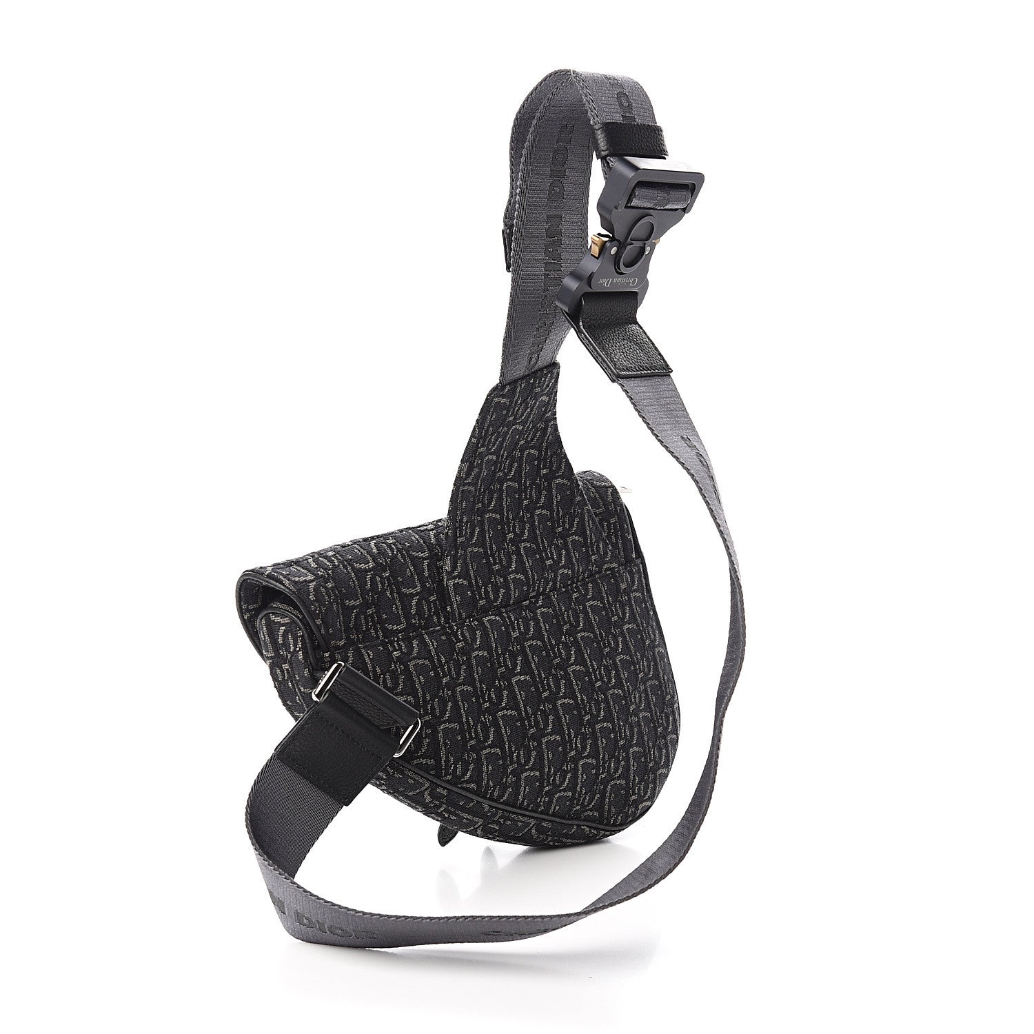 Christian Dior Oblique Mens Saddle Bag 2 of 9