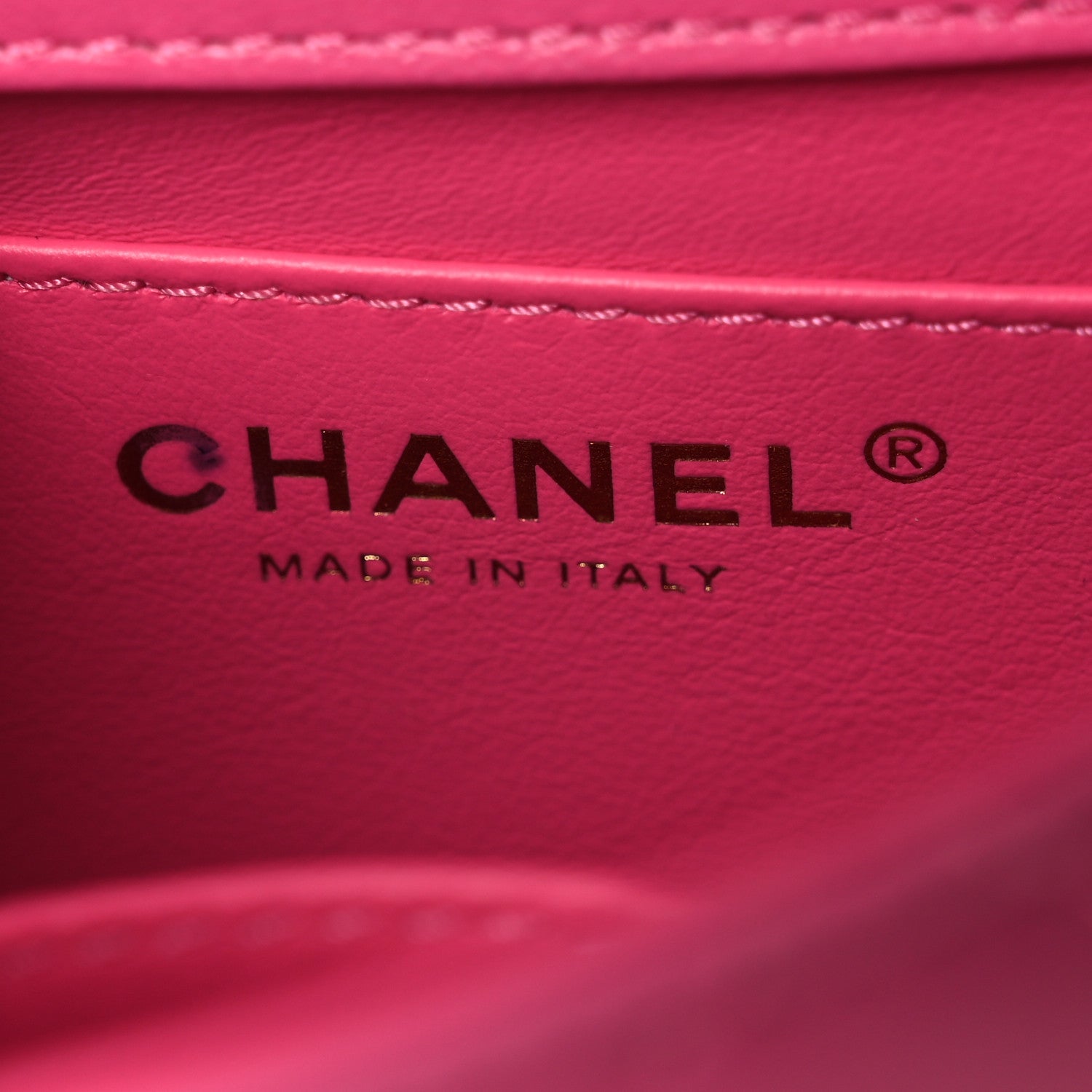 Chanel Goatskin Quilted Mini Square Flap Pink 6 of 12
