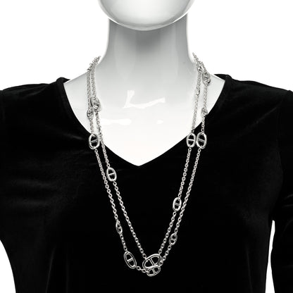 Hermes Sterling Silver Farandole Necklace 160 2 of 6