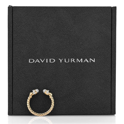 David Yurman 18K Yellow Diamond Petite Helena Open Ring 49 5 5 of 5