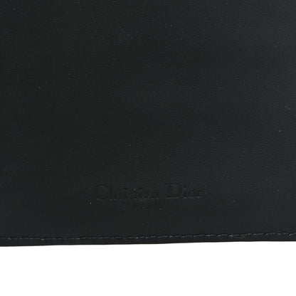 Christian Dior Ultra Matte Calfskin Cannage Lady Dior Zip Wallet With Strap Black 6 of 11