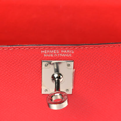 Hermes Epsom Mini Kelly Sellier 20 Rouge Tomate 6 of 10