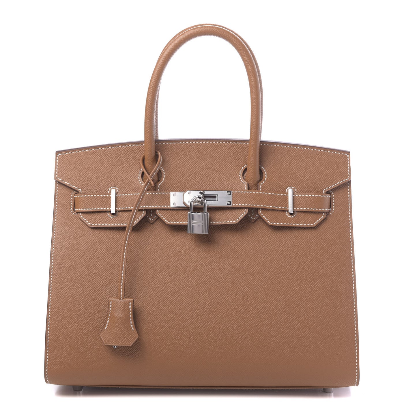 Madame Calfskin Birkin Sellier 30 Gold