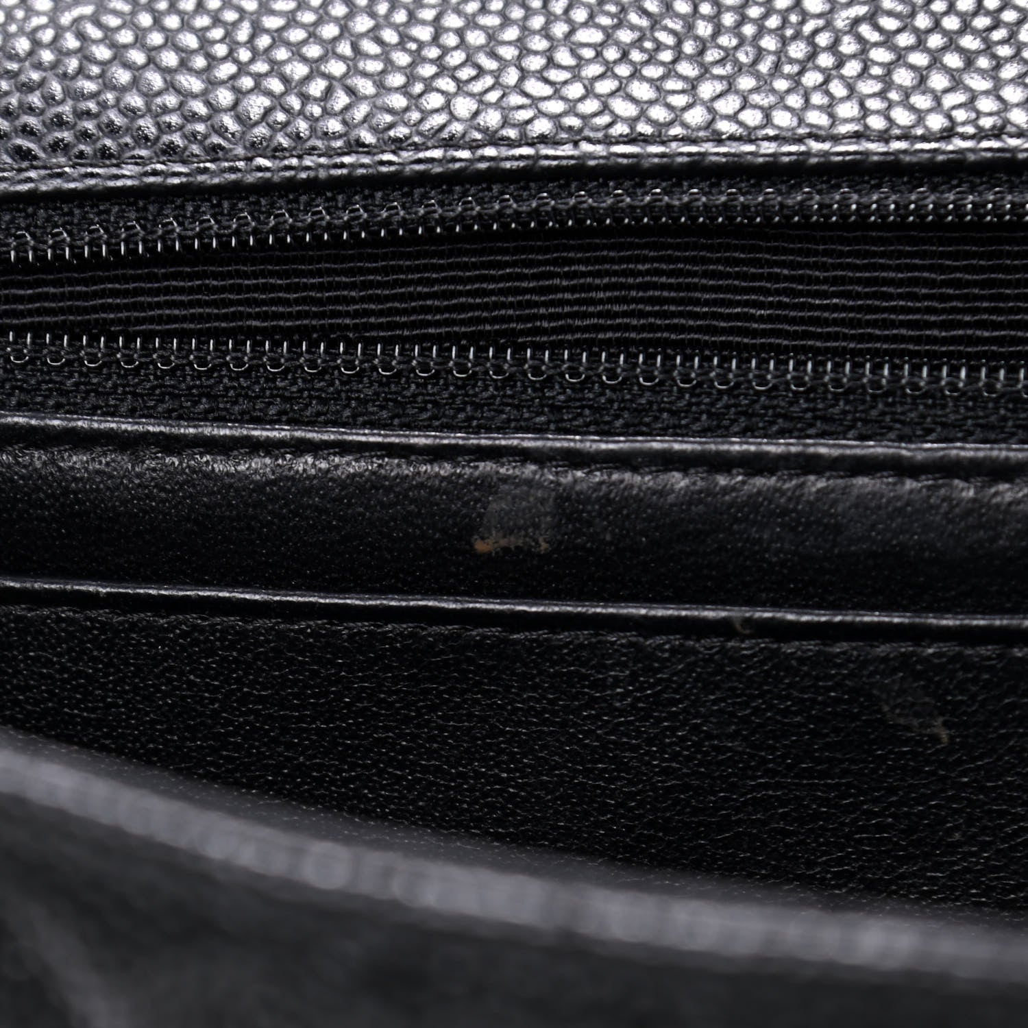 Chanel Caviar Quilted Jumbo Single Flap Black 6 of 8