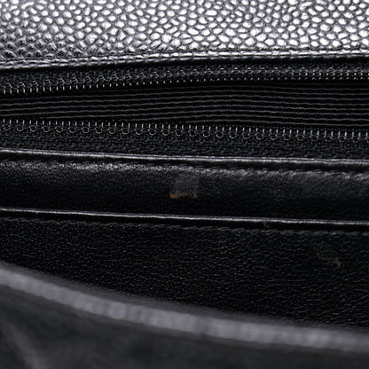 Chanel Caviar Quilted Jumbo Single Flap Black 6 of 8