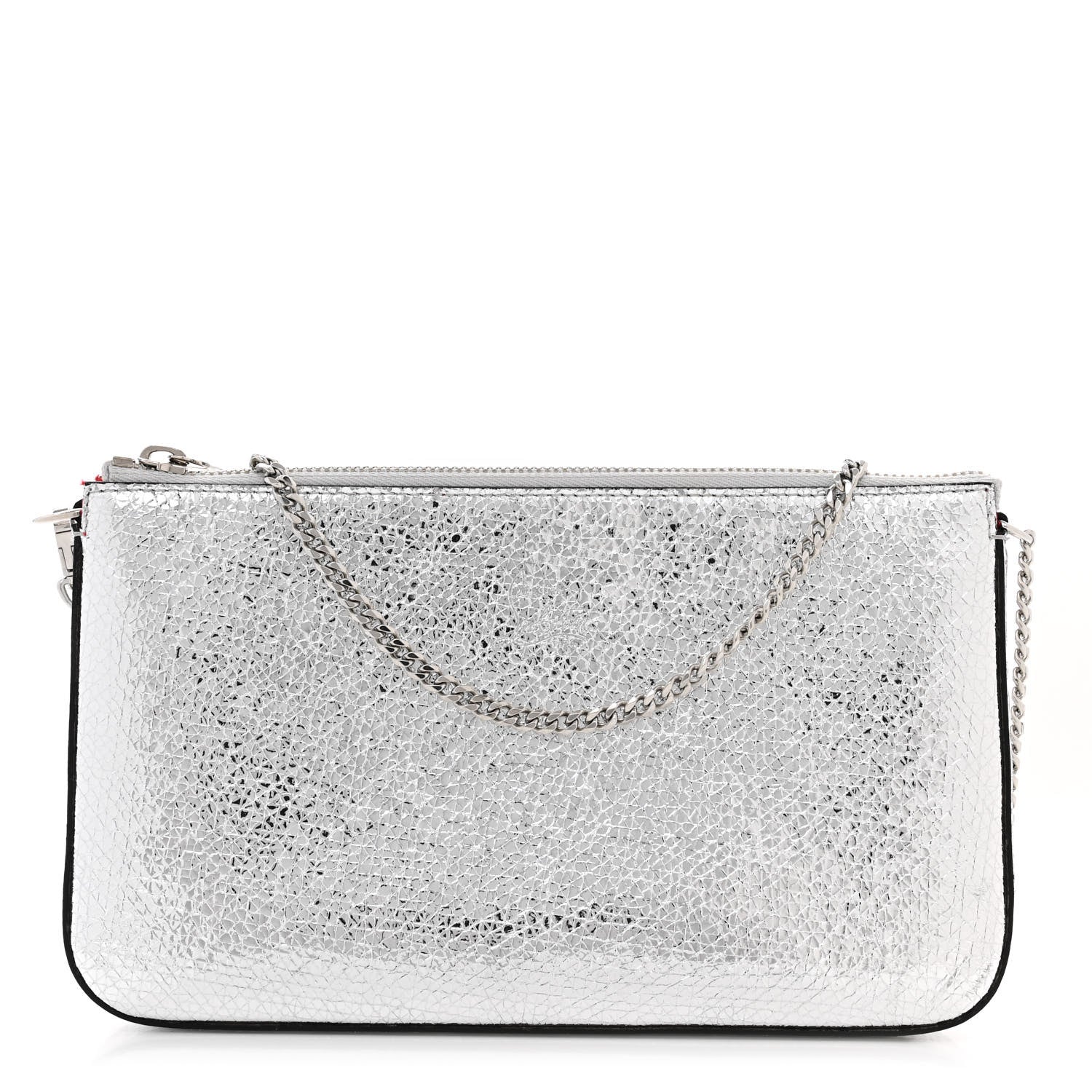 Christian Louboutin Specchio Star Loubila Chain Clutch Silver 1 of 13