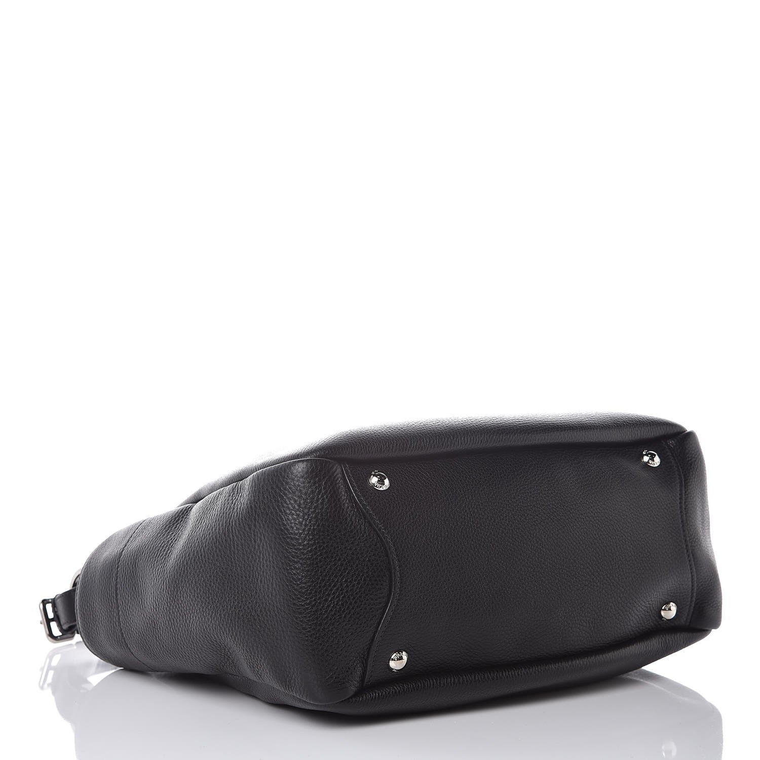 Prada Vitello Daino Side Pocket Hobo Nero Black 4 of 7
