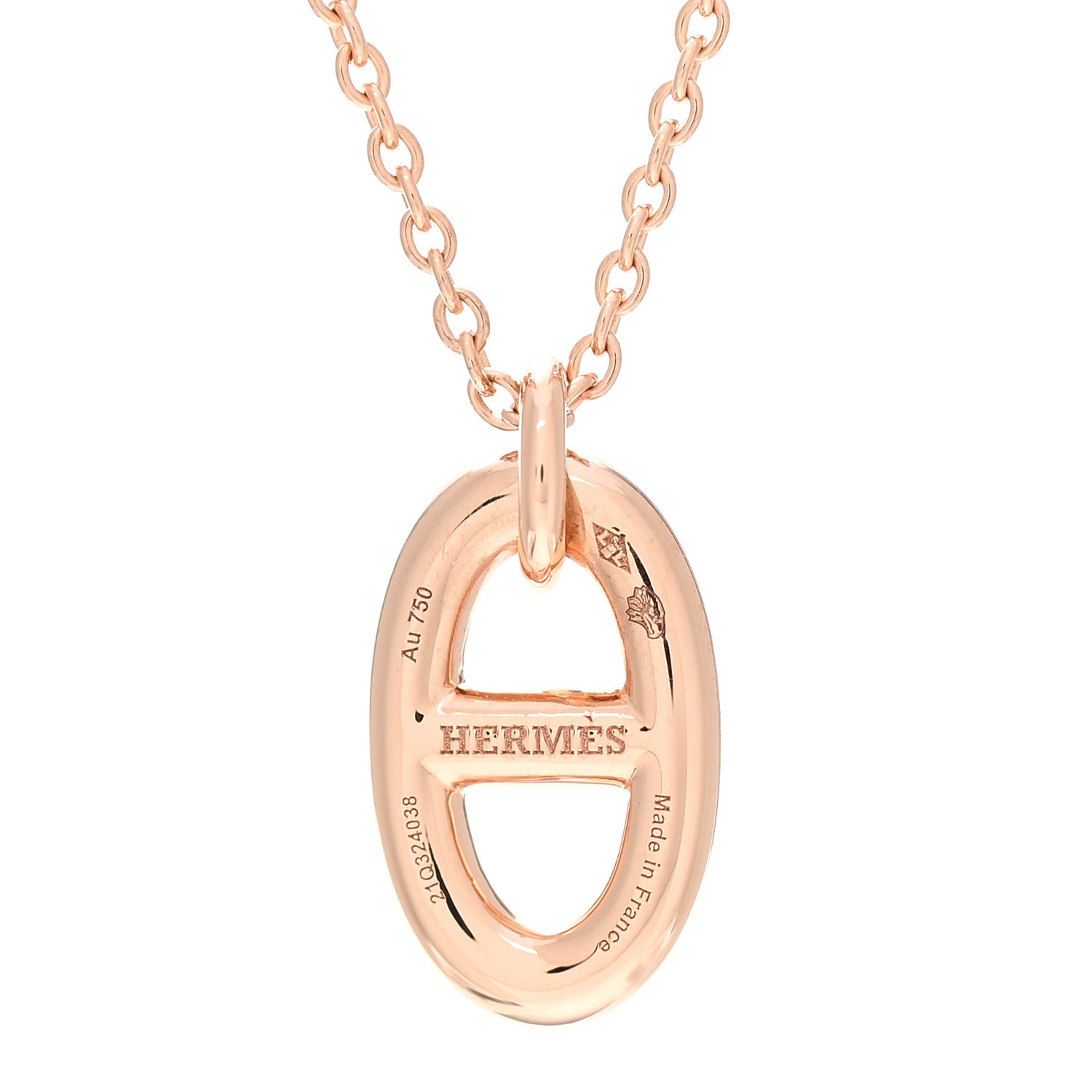 Hermes 18K Rose Gold PM Farandole Pendant Necklace 4 of 5