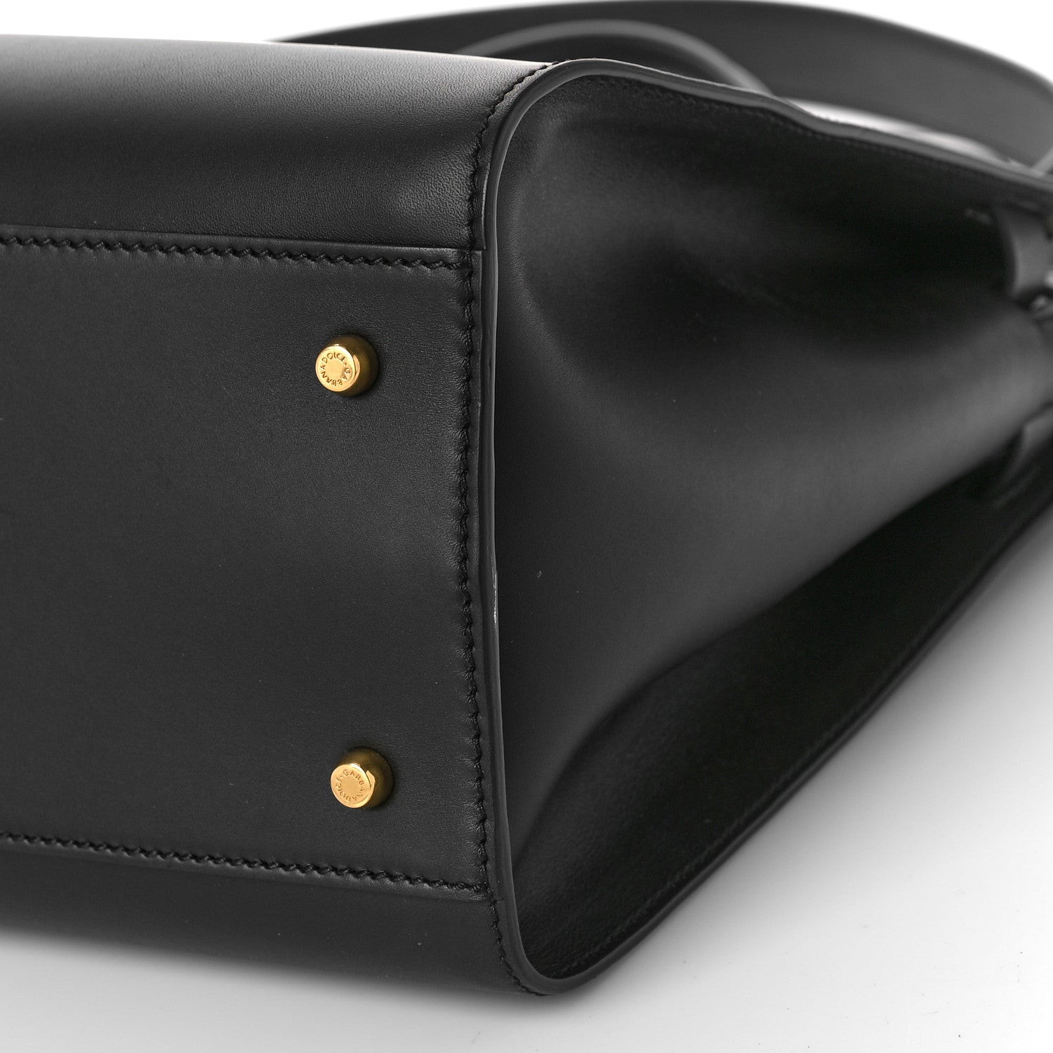 Dolce & Gabbana Vitello Morbido Large Sicily 62 Bag Black 9 of 10