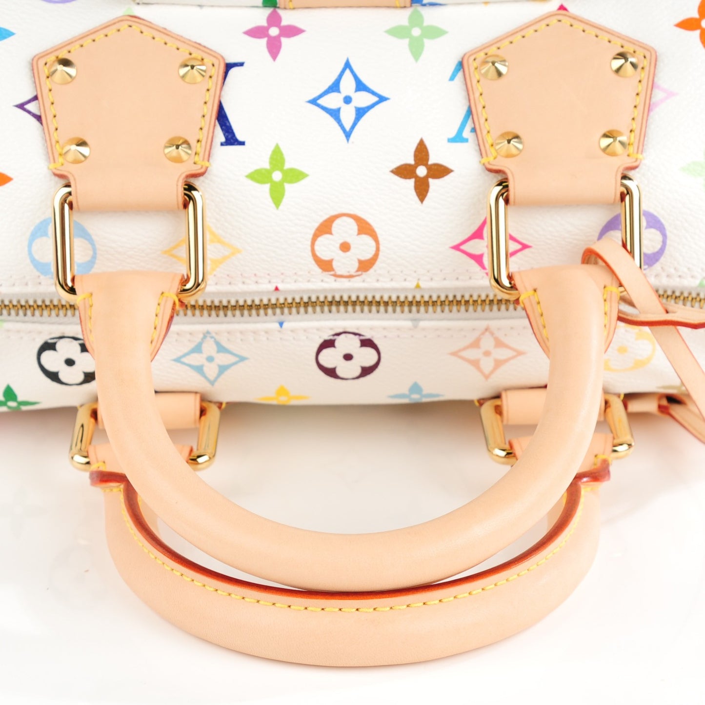 Monogram Multicolor Speedy 30 White