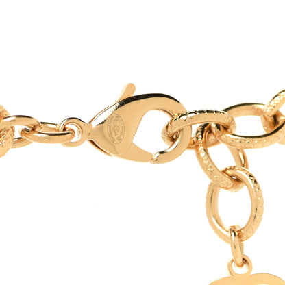 Chanel Crystal Chain Link CC Choker Necklace Gold 5 of 6