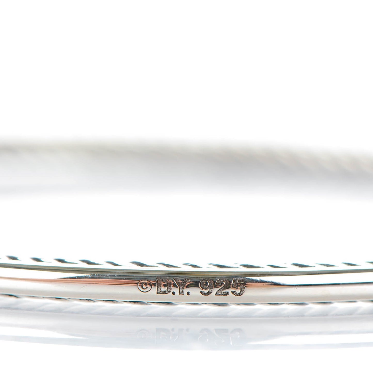 Sterling Silver 3mm Cable Classics Bangle Bracelet