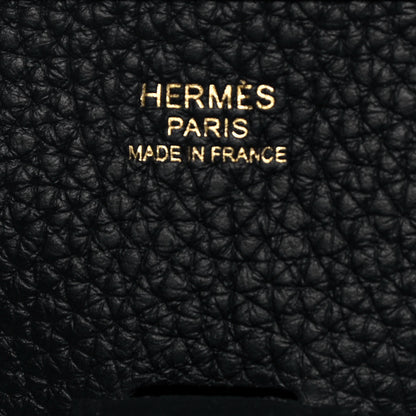 Hermes Taurillon Clemence Evelyne III PM Black 6 of 9