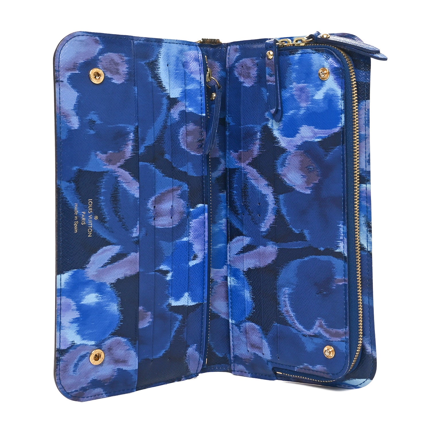 Louis Vuitton Monogram Articles de Voyage Ikat Insolite Wallet Grand Blue 6 of 8