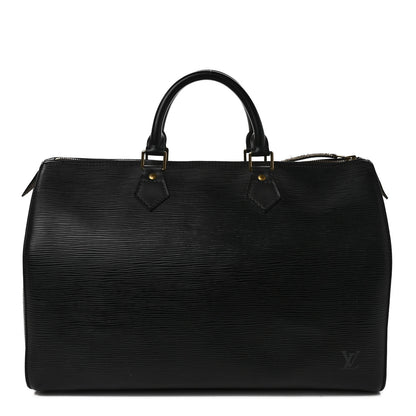Louis Vuitton Epi Speedy 40 Black 1 of 14