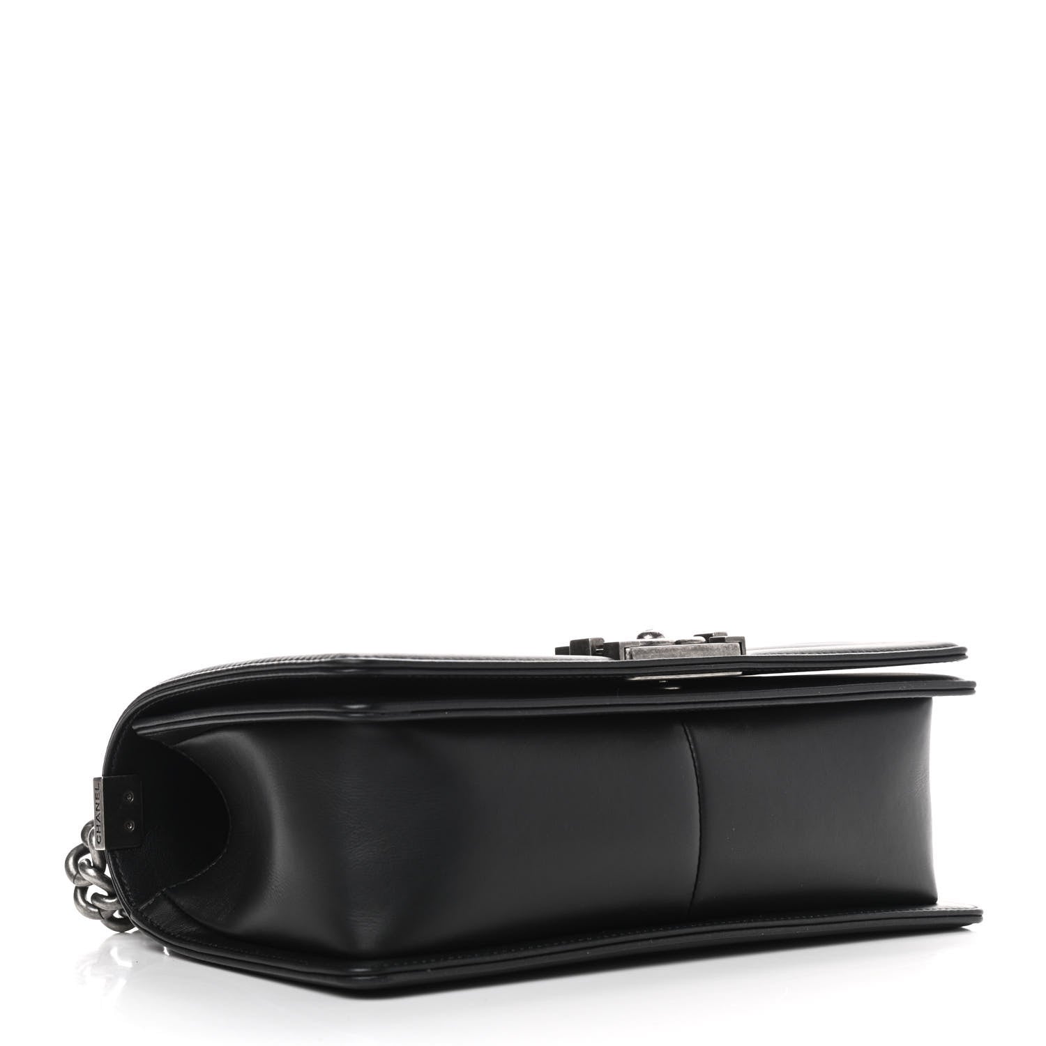 Chanel Lambskin Quilted Medium Boy Flap Black 7 of 9