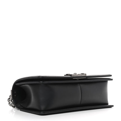 Chanel Lambskin Quilted Medium Boy Flap Black 7 of 9