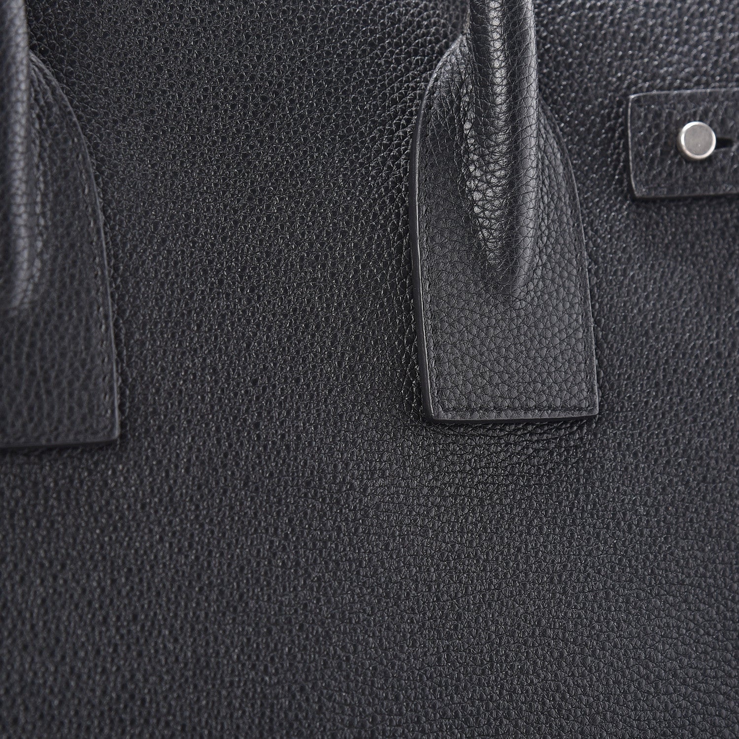Saint Laurent Grained Calfskin Small Supple Sac De Jour Black 13 of 16