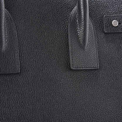 Saint Laurent Grained Calfskin Small Supple Sac De Jour Black 13 of 16