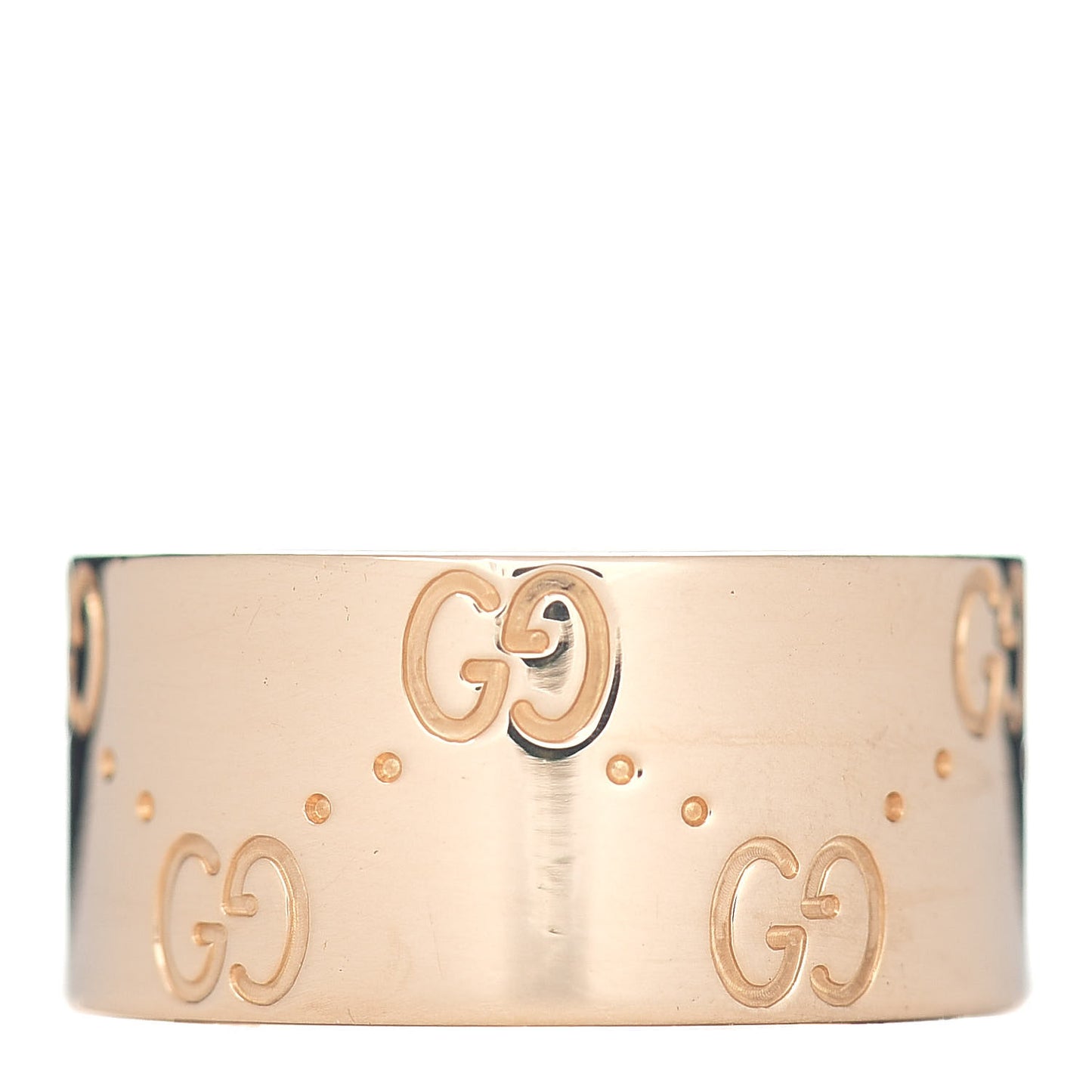 18K Yellow Gold 9mm Icon Band Ring 52 6