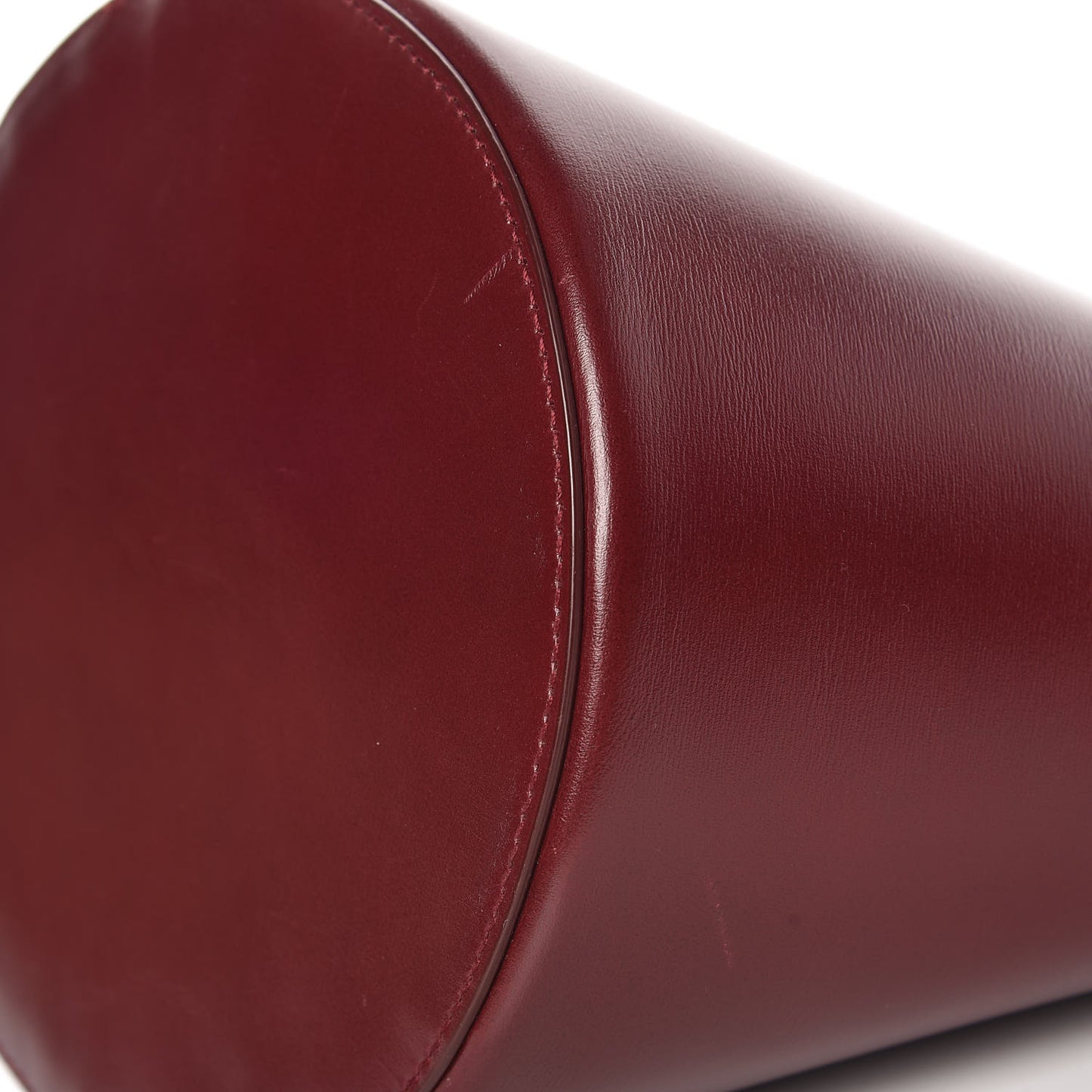 Calfskin Embellished Stella 17 Bucket Pourpre
