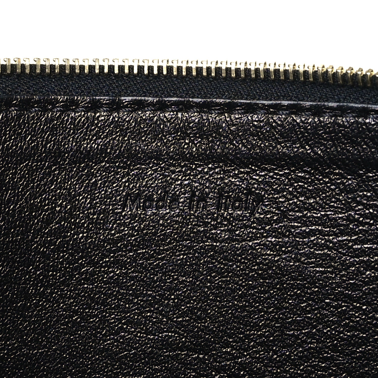Celine Crocodile Embossed Calfskin Clutch Black 7 of 8