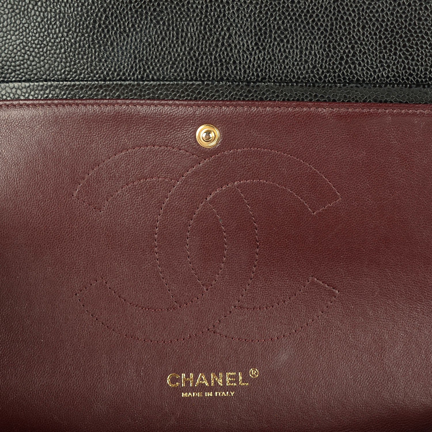 Chanel Caviar Quilted Jumbo Double Flap Black 7 of 8