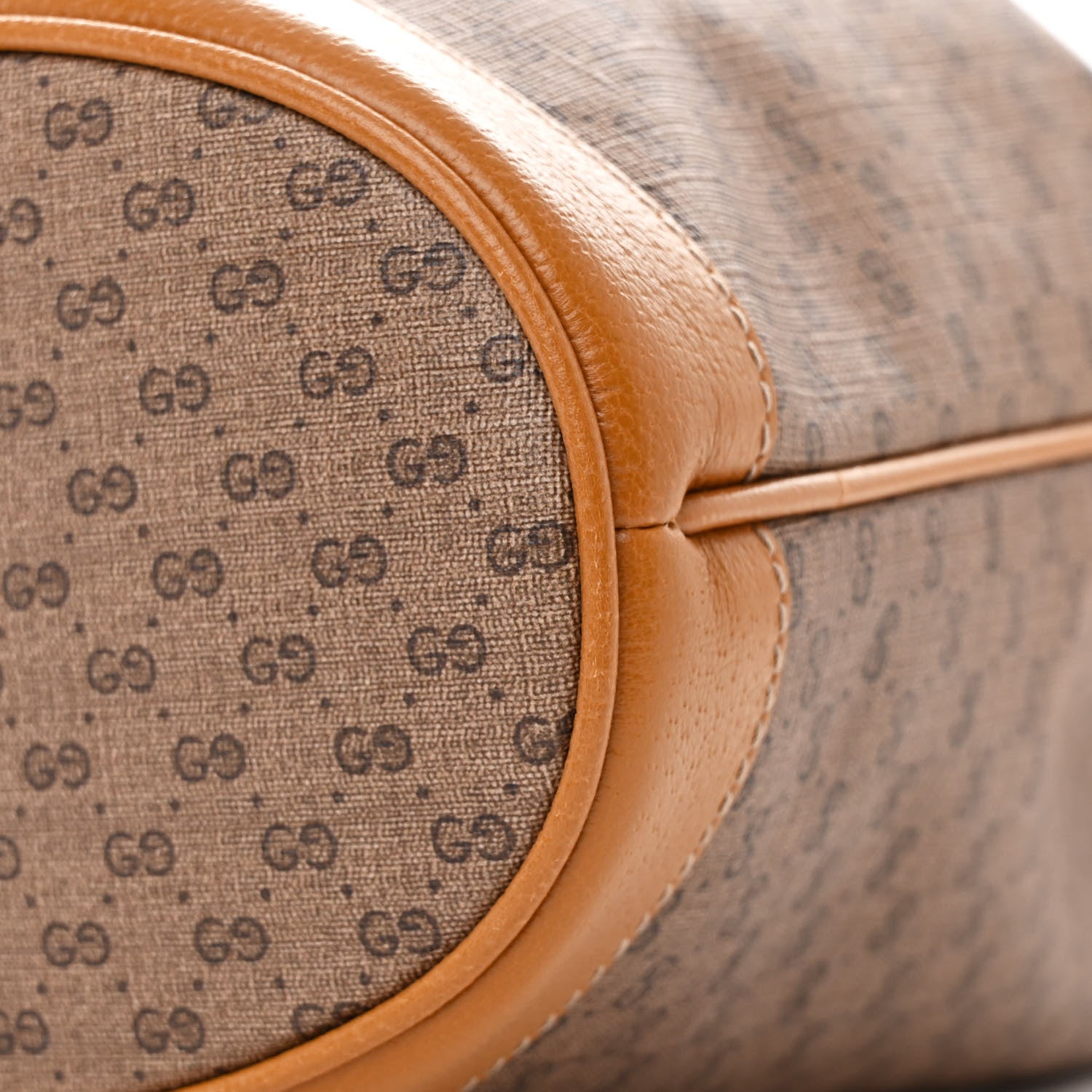 Gucci X DISNEY Mini Vintage GG Supreme Monogram Bucket Bag Beige Vintage Sun Oil 10 of 10