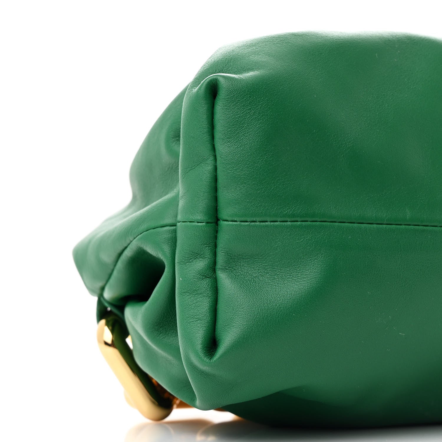 Bottega Veneta Calfskin The Pouch Chain Racing Green 9 of 10