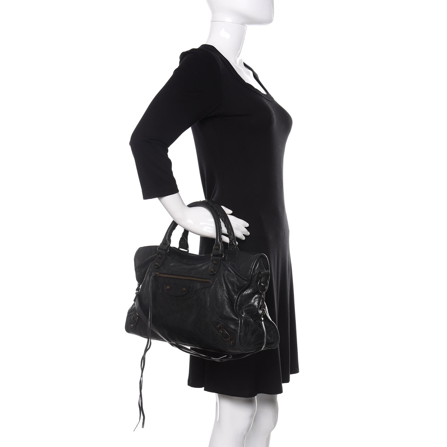 Balenciaga Agneau Classic Hardware City Anthracite 2 of 13