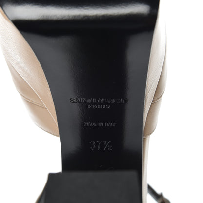 Saint Laurent Goatskin Candy 80 Platform Sandals 37.5 Powder 6 of 9