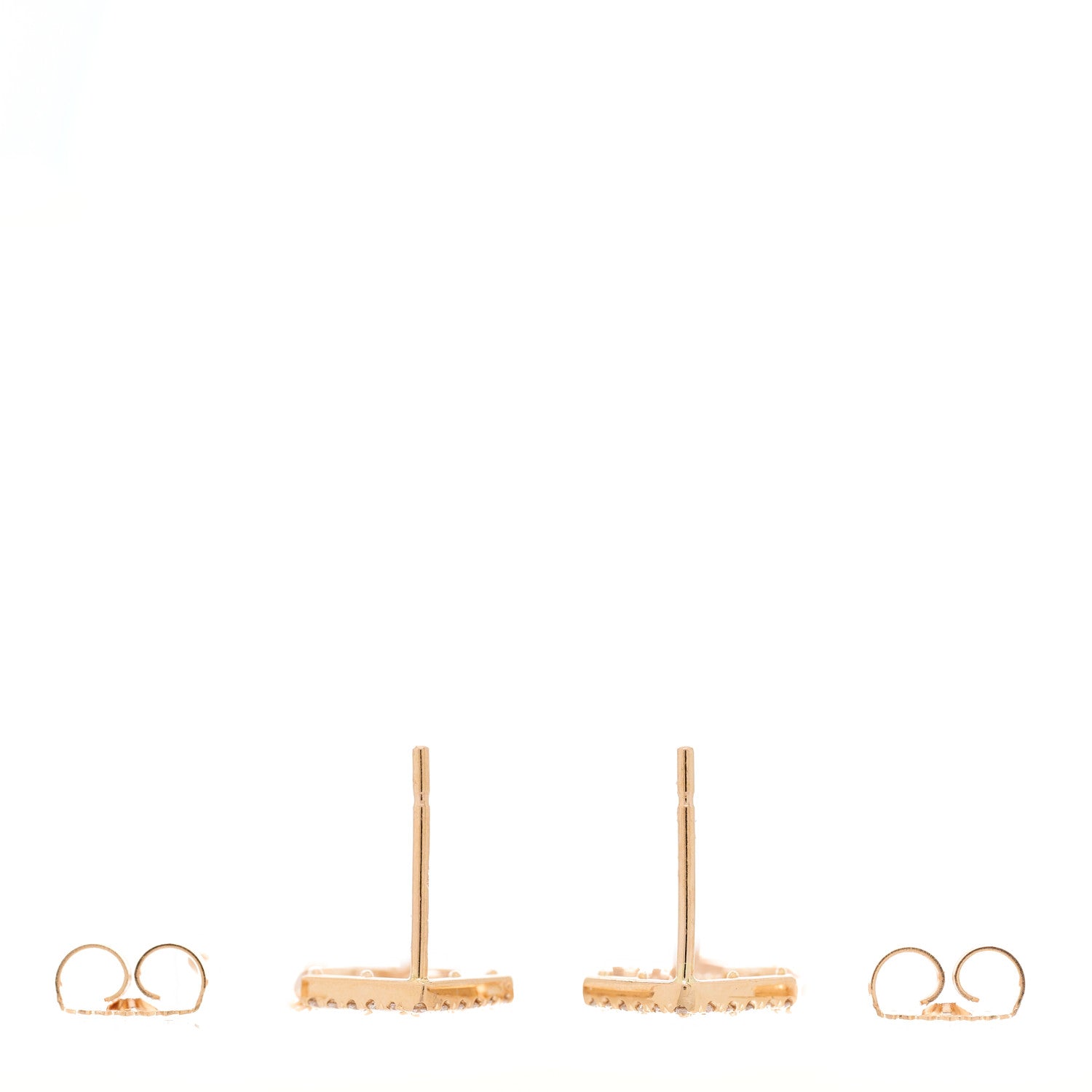 Suzanne Kalan 18K Rose Gold Diamond Fireworks Cascade Drop Earrings 3 of 5