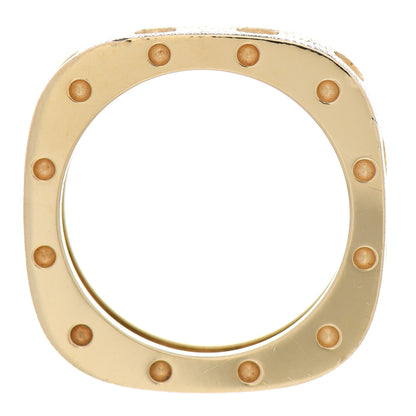 Roberto Coin 18K Yellow White Gold Diamond Pois Mois Band Ring 53 6.5 4 of 4