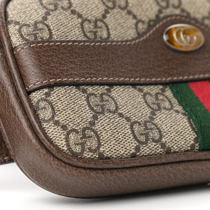 Gucci GG Supreme Monogram Ophidia Belted iPhone Case 95 38 Dark Brown 10 of 11