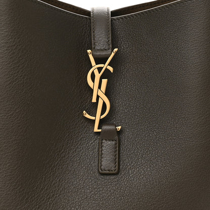 Saint Laurent Smooth Calfskin Small Le 5 A 7 Soft Hobo Light Musk 7 of 9