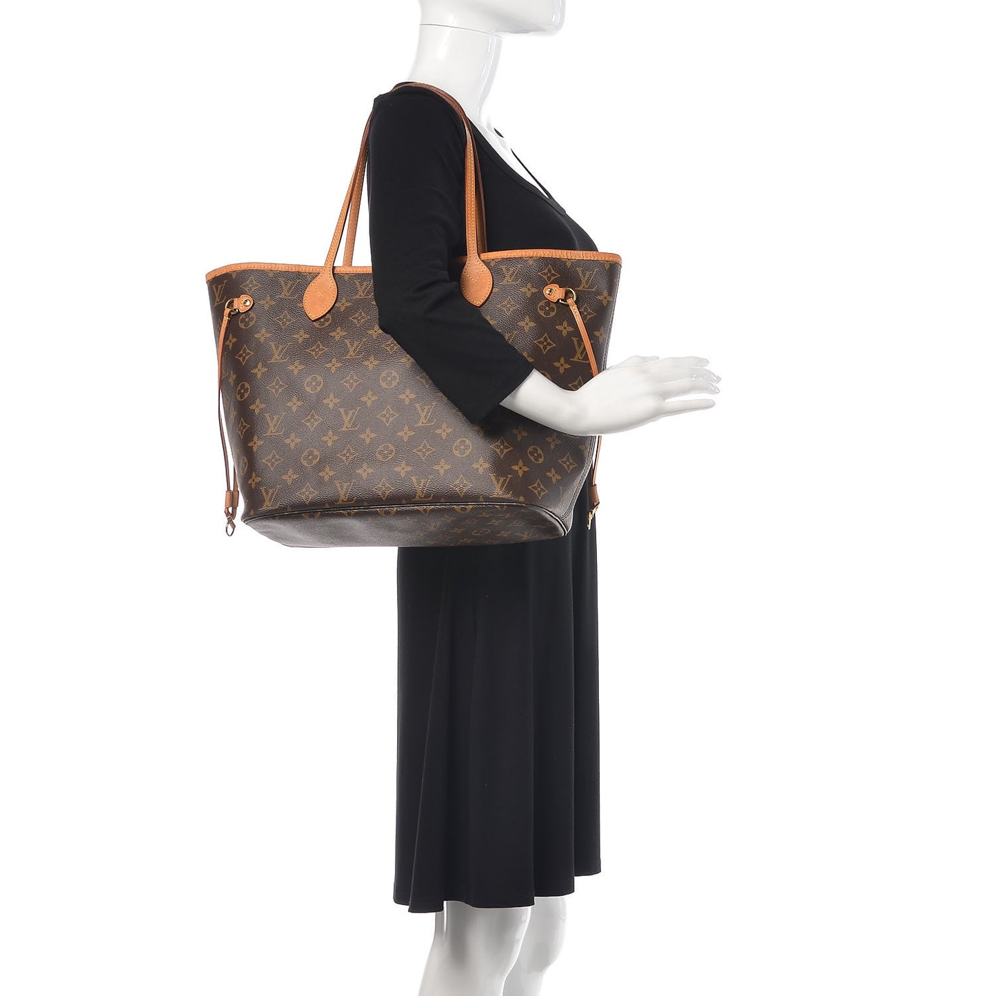 Monogram Neo Neverfull MM Rose Ballerine
