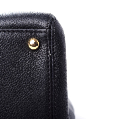 Chanel Calfskin Cerf Executive Shopper Tote Black 12 of 12