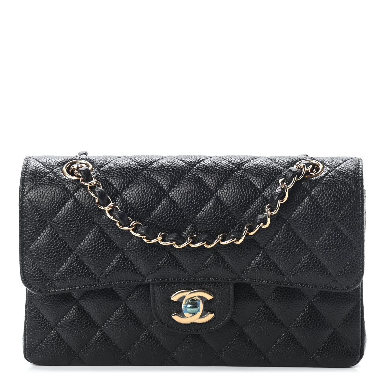 Chanel Caviar Quilted Small Double Flap Black 1 of 9