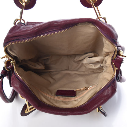 Chloe Calfskin Medium Paraty Dark Red 5 of 13