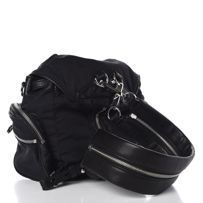 Alexander Wang Nappa Nylon Mini Marti Backpack Black 4 of 12