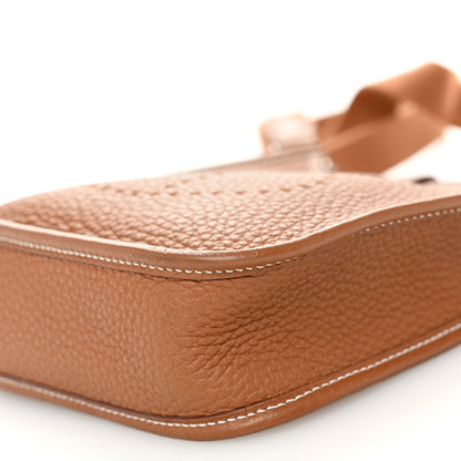 Hermes Taurillon Clemence Evelyne TPM Gold 10 of 10