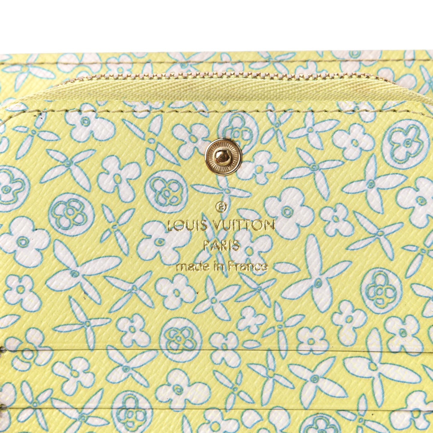 Monogram Fleuri Insolite Wallet PM Yellow