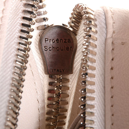 Proenza Schouler Smooth Calfskin PS13 Small Bi-Color Satchel Caramel White 10 of 13