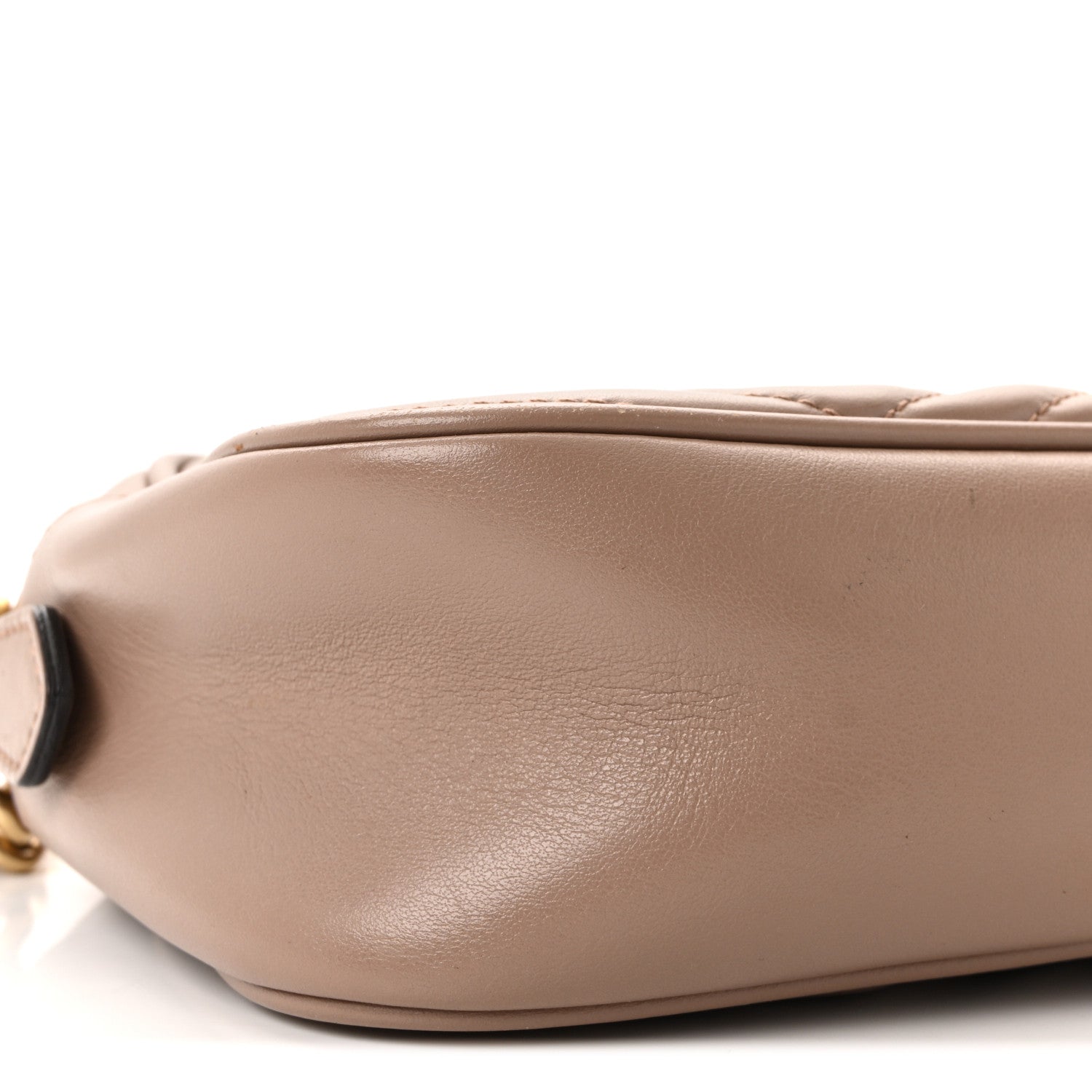 Gucci Calfskin Matelasse Small GG Marmont Chain Shoulder Bag Porcelain Rose 9 of 10