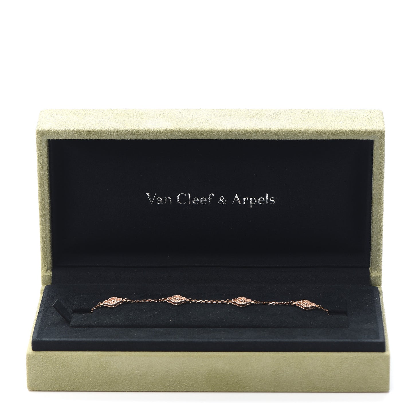 18K Rose Gold 6 Motifs Sweet Alhambra Bracelet